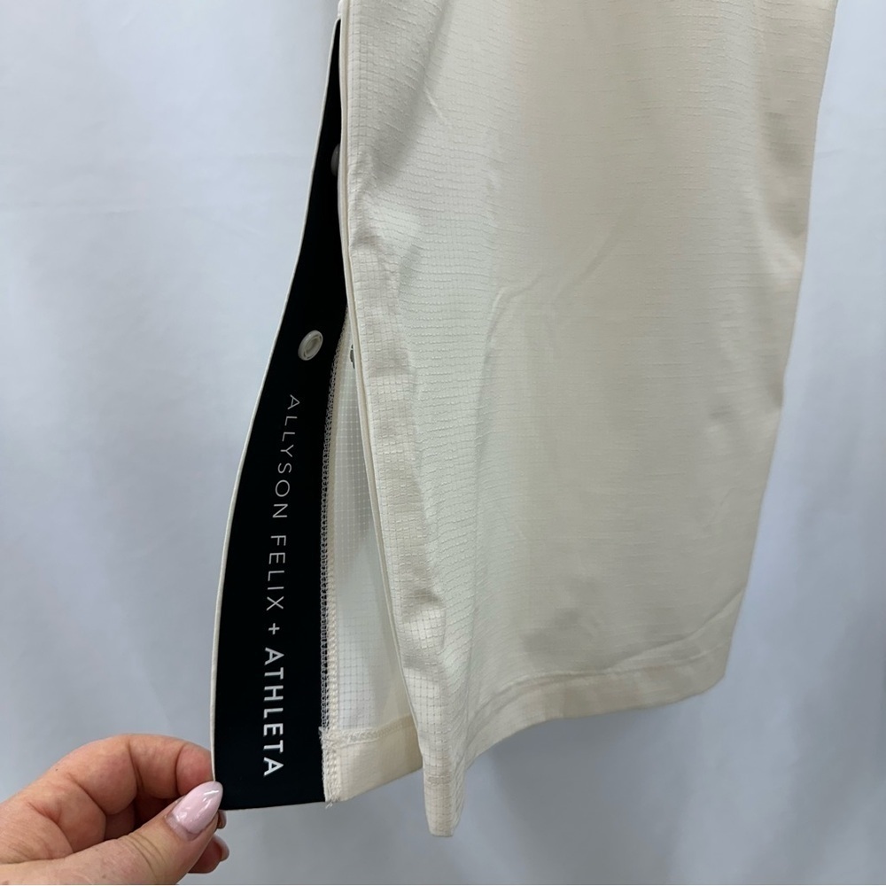 Athleta Allyson Felix Women's Cream Pants Large - Picture 6 of 11